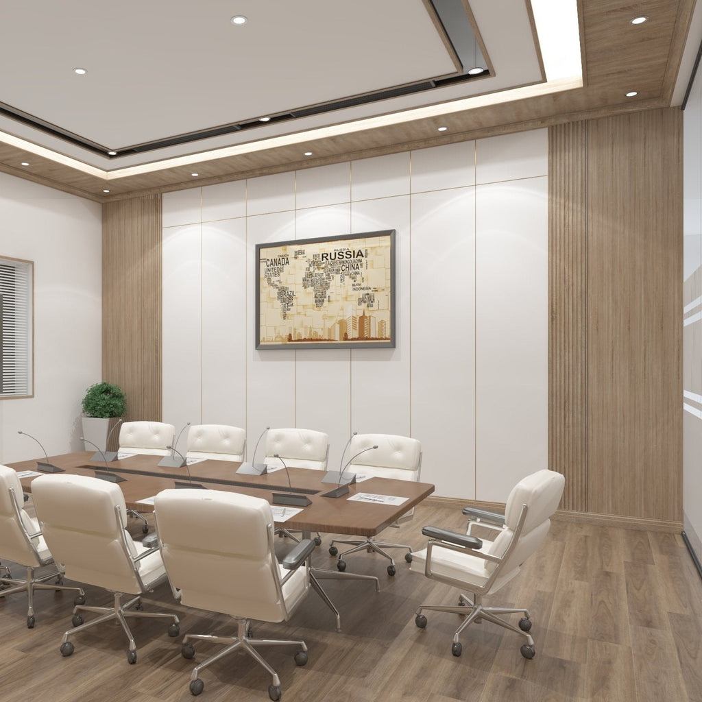 Nroro - Pearl White 25A - Flat Wall & Ceiling Panel - PVC decor