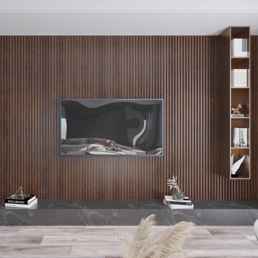 Nroro - Chocolate Walnut 34A - Slat Wall & Ceiling Panel - PVC Decor