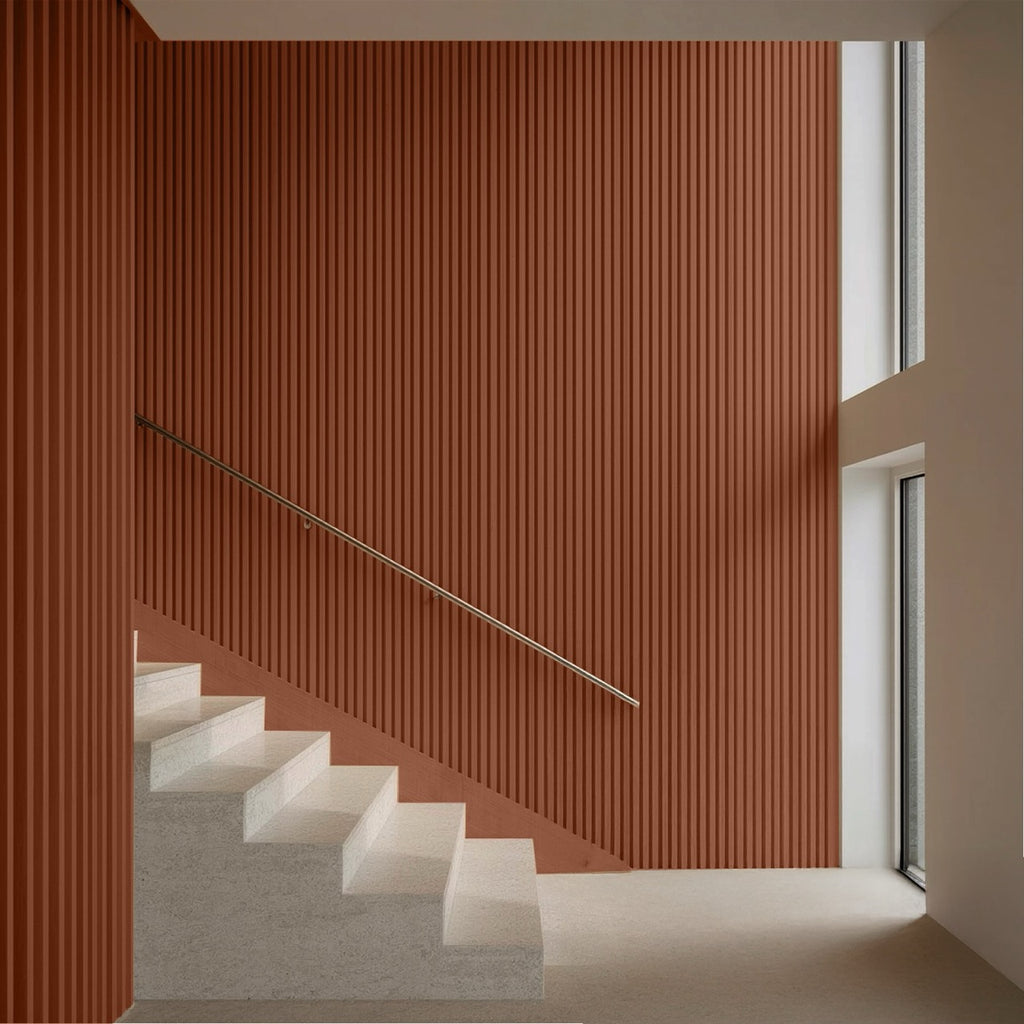 Nroro - Luxury Hawaiian Koa 03A - Ridge5 Collection - Slat Wall & Ceiling Panel - PVC Decor Accent