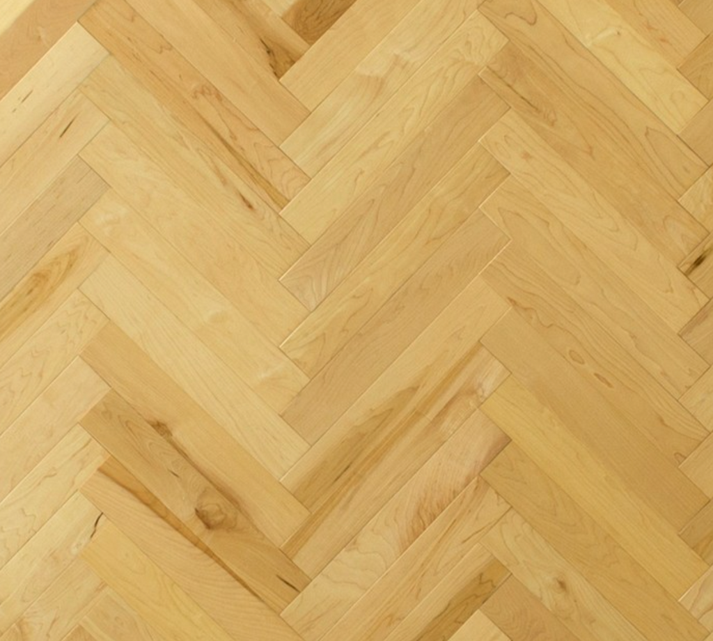 Uafloors Flooring -Hard Maple Herringbone - Uafloors Collection - Hardwood Flooring