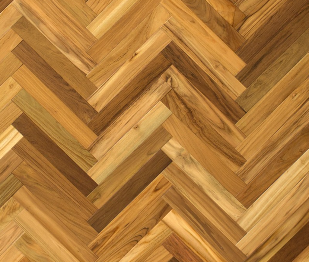 Uafloors Flooring - Teak Herringbone - Uafloors Collection - Hardwood Flooring