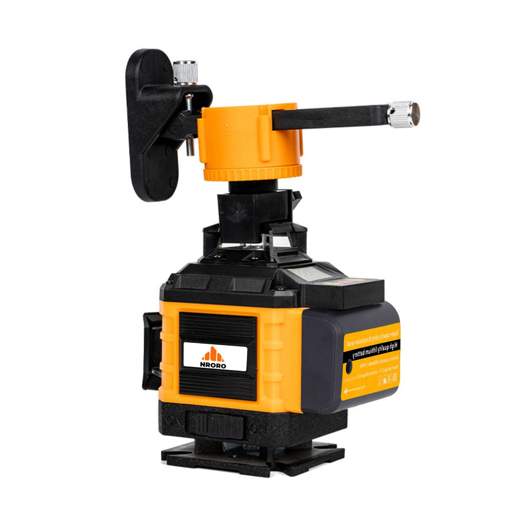 Nroro Tools - 16-Line Laser Level - Kit in Hard Case with Tripod & Stands