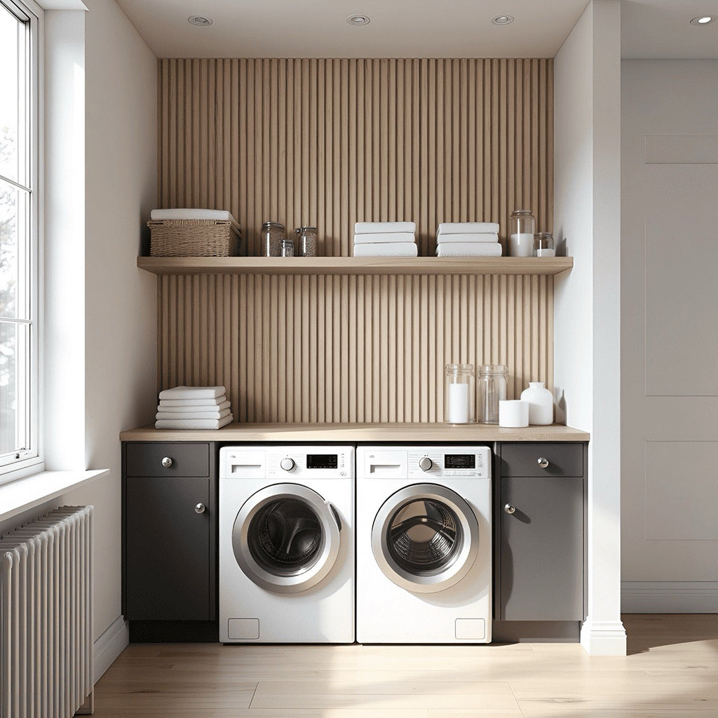 Nroro - Honey Oak 43A - Ridge5 Collection - Slat Wall & Ceiling Panel - PVC Decor Accent