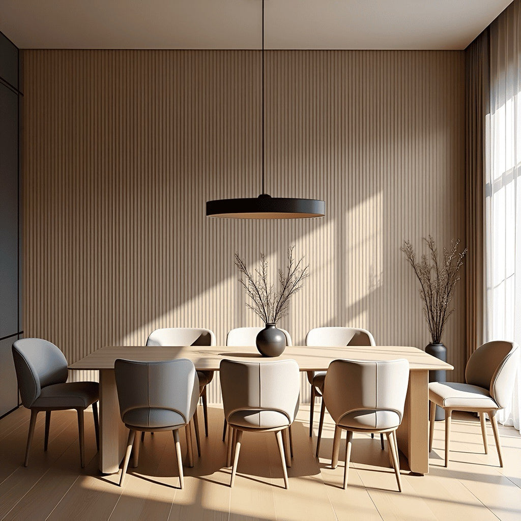 Nroro - Honey Oak 43A - Ridge5 Collection - Slat Wall & Ceiling Panel - PVC Decor Accent