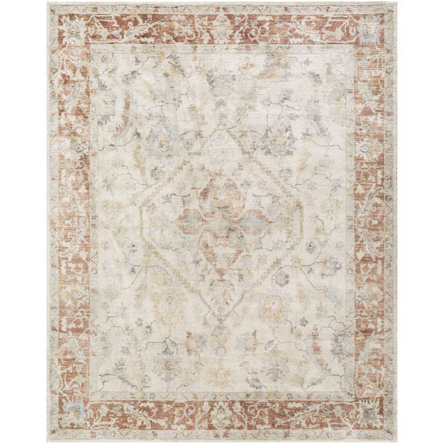 Rust Area Rug 8x10 – Warm Earth Tone Rug for Boho & Modern Decor – Best ...