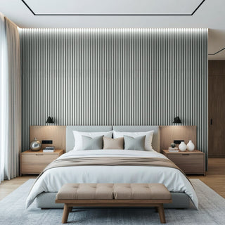 Nroro - Mistwood 82A - Ridge5 Collection - Slat Wall & Ceiling Panel - PVC Decor Accent