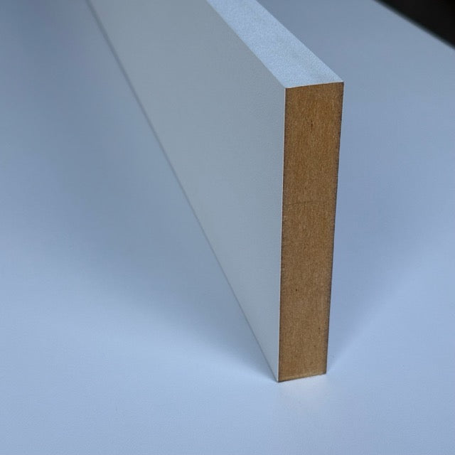 Nroro - Baseboard 1" x 6" x 87" - MDF plastic wrapped
