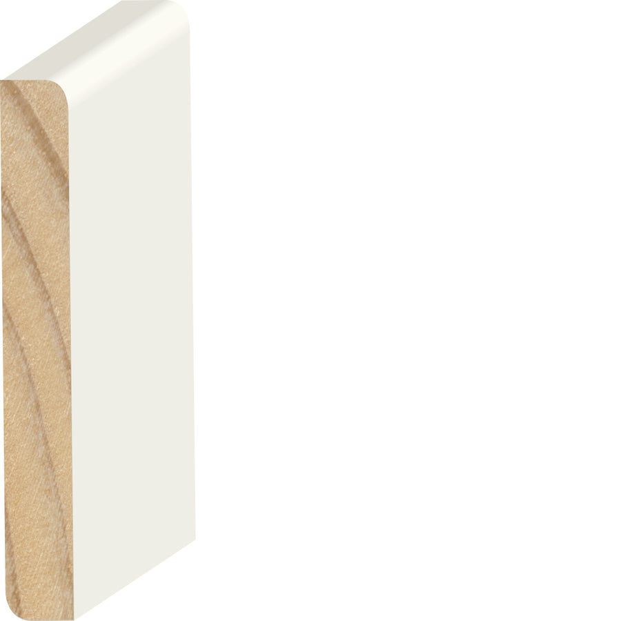 Nroro - Baseboard 1/2" x 3-1/4" x 96" - Wood Square Primed Molding