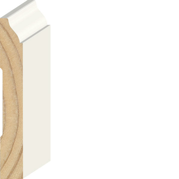 Nroro - Baseboard 1/2" x 4-1/4" x 96" - Wood Coronado Primed Molding