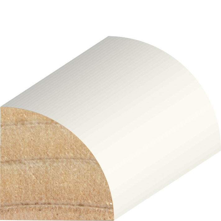 Nroro - Baseboard 3/4" x 3/4" x 96" - Wood Quarter Round Primed Molding