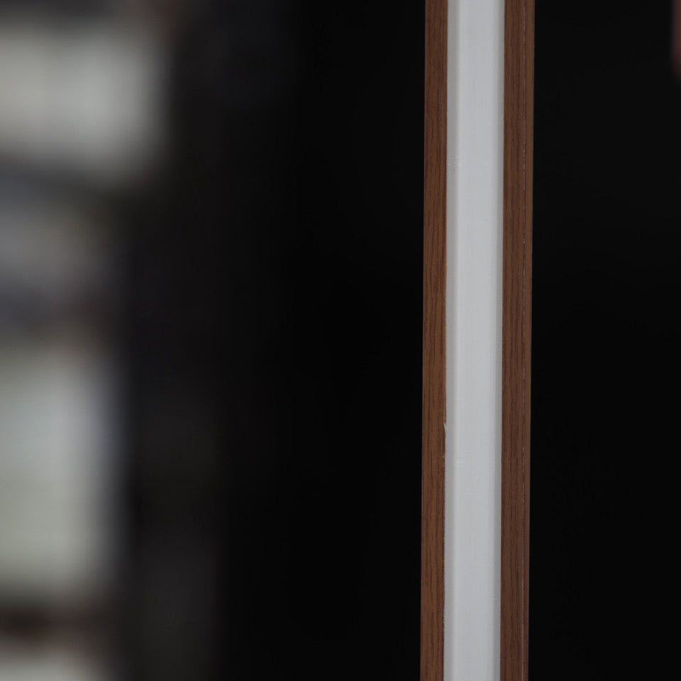 Nroro Molding - Toffee Walnut 26A - Inside Corner (aka Negative) - Transition