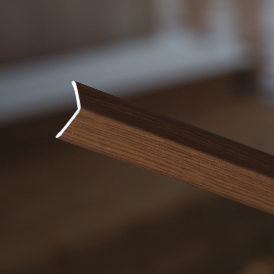 Nroro Molding - Toffee Walnut - Outside Corner 26AP (aka Positive) - Transition