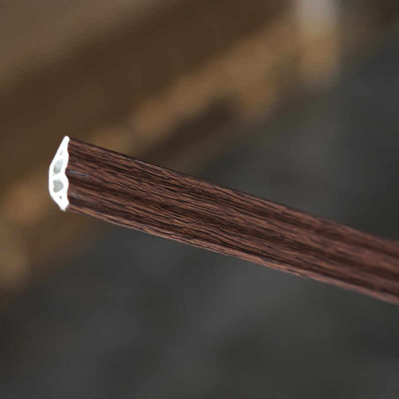 Nroro Molding - Chocolate Walnut 34A - Inside Corner (aka Negative) - Transition