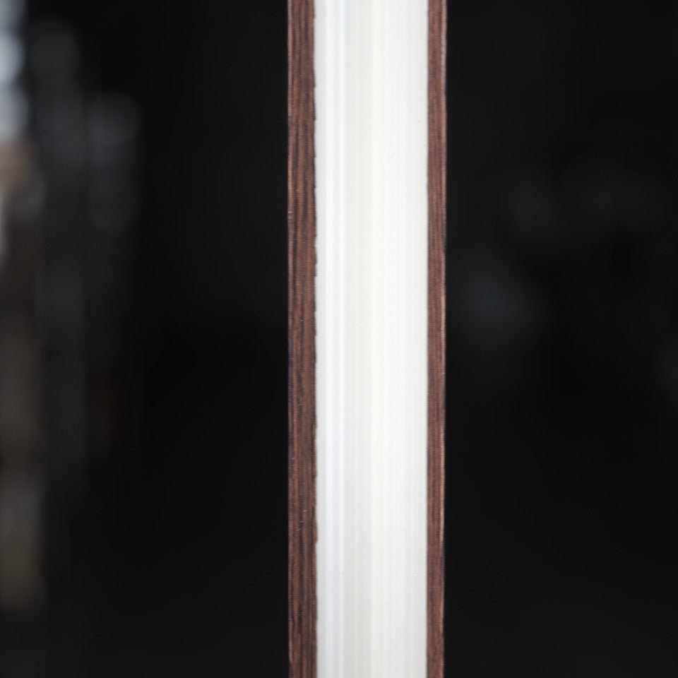 Nroro Molding - Chocolate Walnut 34A - Outside Corner (aka Positive) - Transition