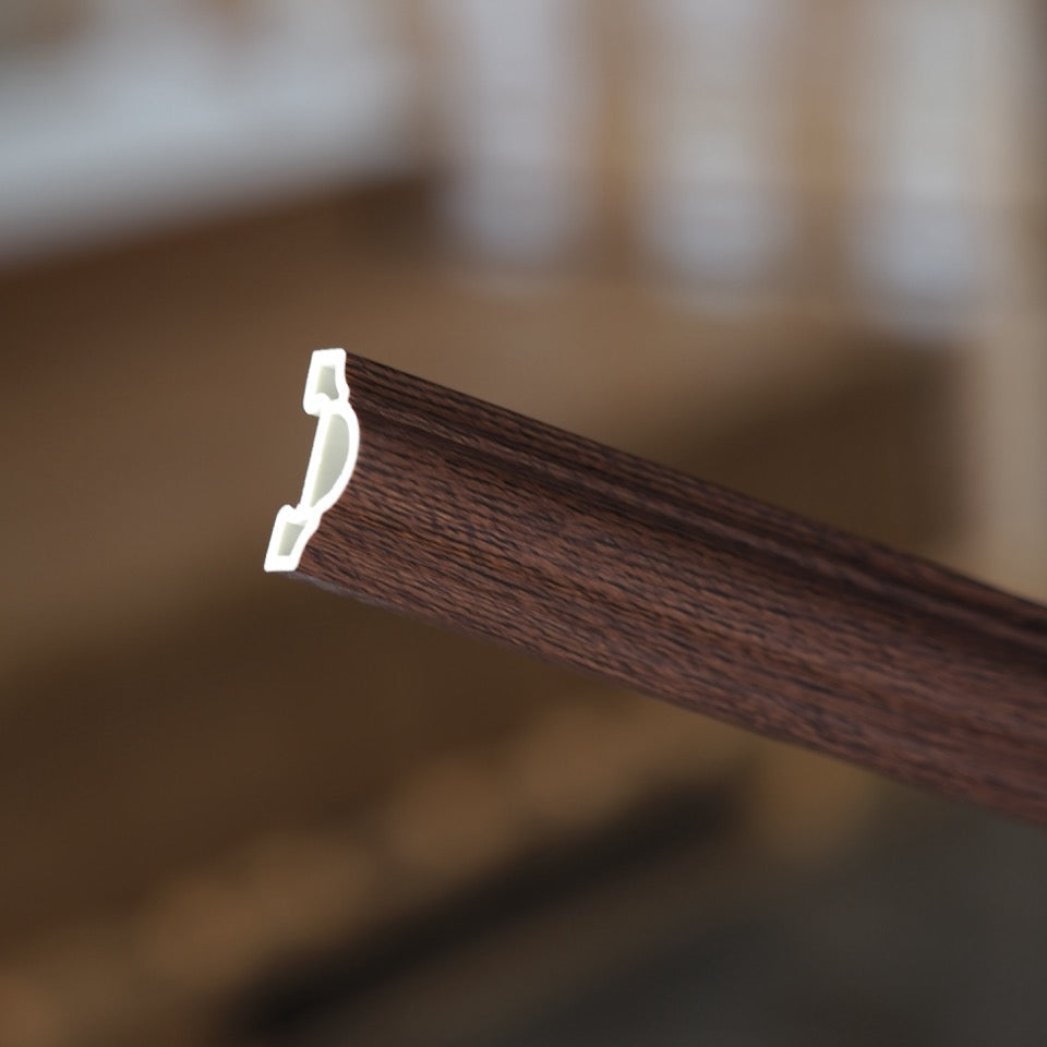 Nroro Molding - Chocolate Walnut 34A - Railing - Transition