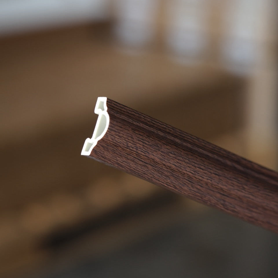 Nroro Molding - Chocolate Walnut 34A - Railing - Transition