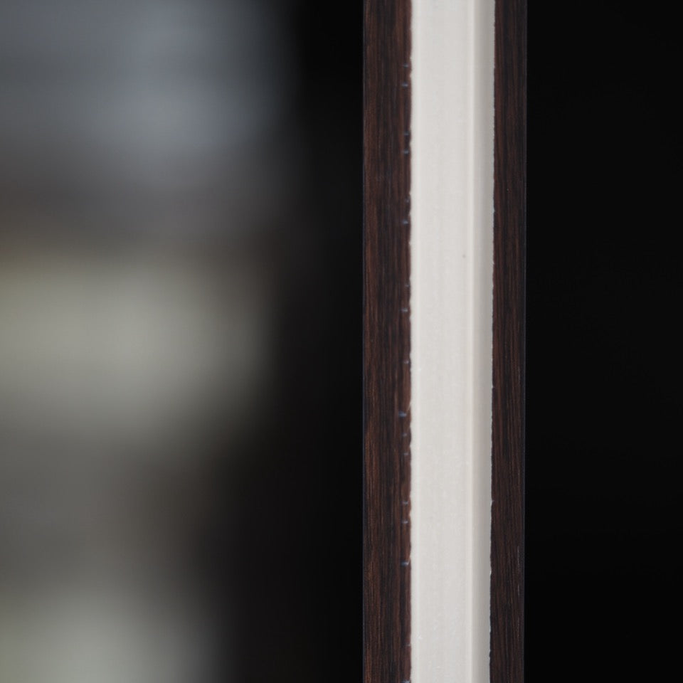 Nroro Molding - Espresso Walnut 37A - Inside Corner (aka Negative) - Transition