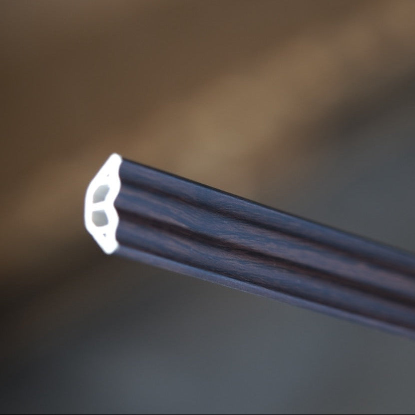 Nroro Molding - Espresso Walnut 37A - Inside Corner (aka Negative) - Transition