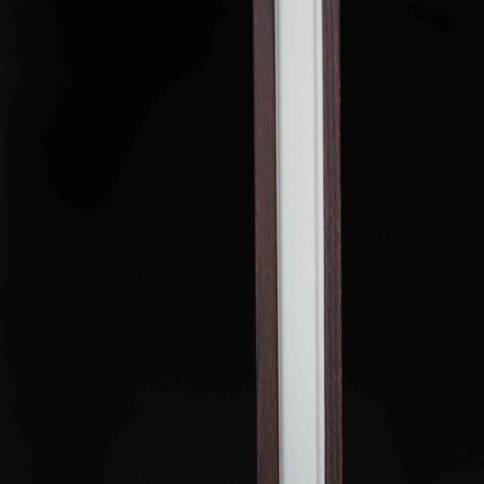 Nroro Molding - Espresso Walnut 37A - Inside Corner (aka Negative) - Transition
