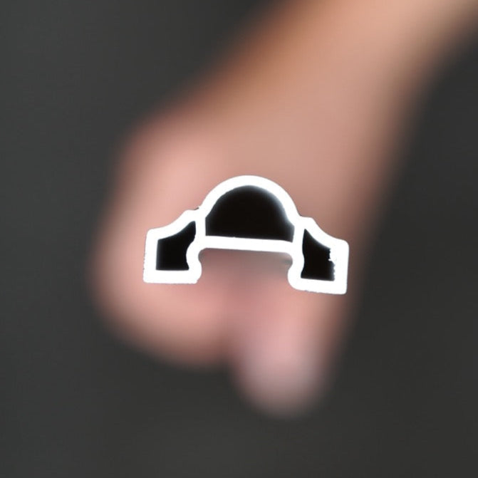 Nroro Molding - Espresso Walnut 37A - Inside Corner (aka Negative) - Transition