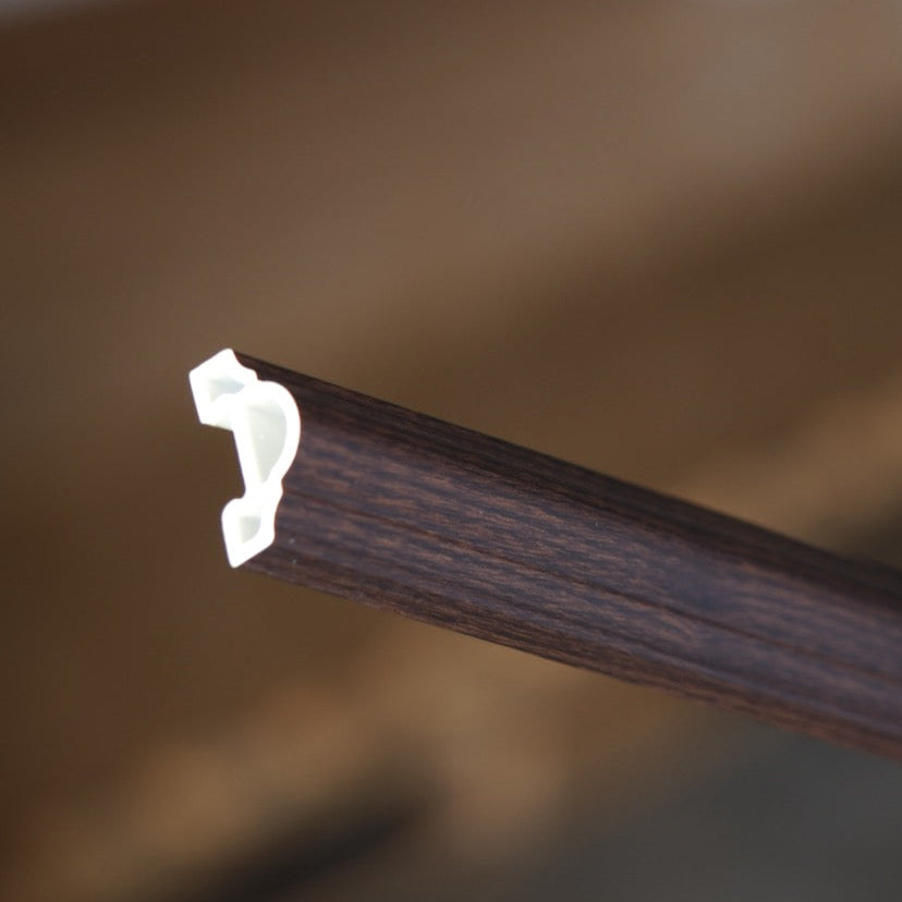 Nroro Molding - Espresso Walnut 37A - Inside Corner (aka Negative) - Transition