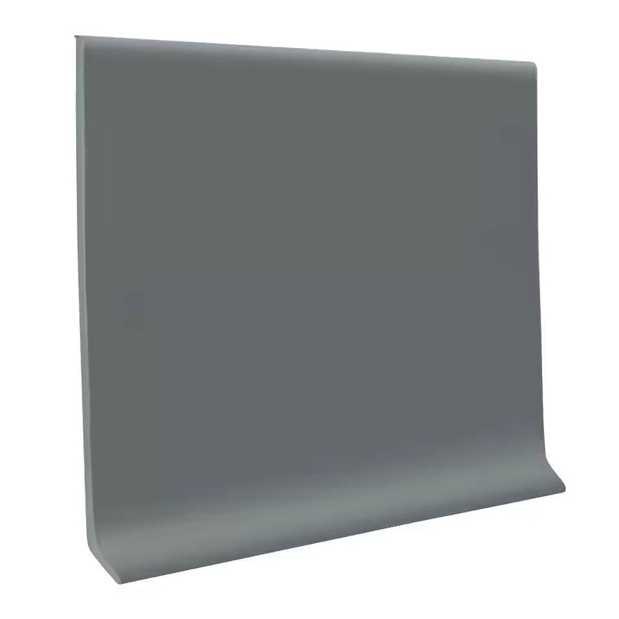 6″ Rubber Cove Base – Gray (036), 4-ft Commercial Wall Base | Flexco