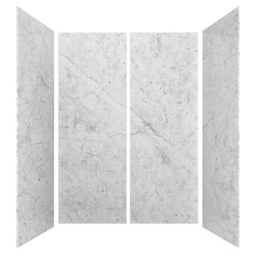 Gekoa - Vanilla Dune #1 - 36"x96"x5/8" Quartz - Set 4x Shower Wall Panel