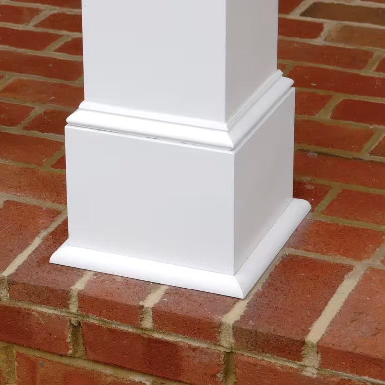 Nroro Flooring - Quarter round - 3/4" x 3/4" x 96" White PVC Finished - Molding Baseboard