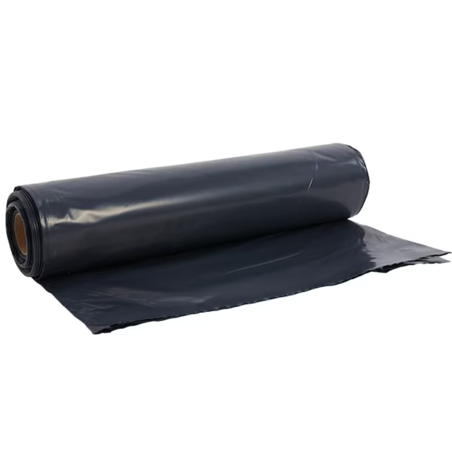 6 MIL Moisture Barrier Plastic Sheeting – Black | Nroro