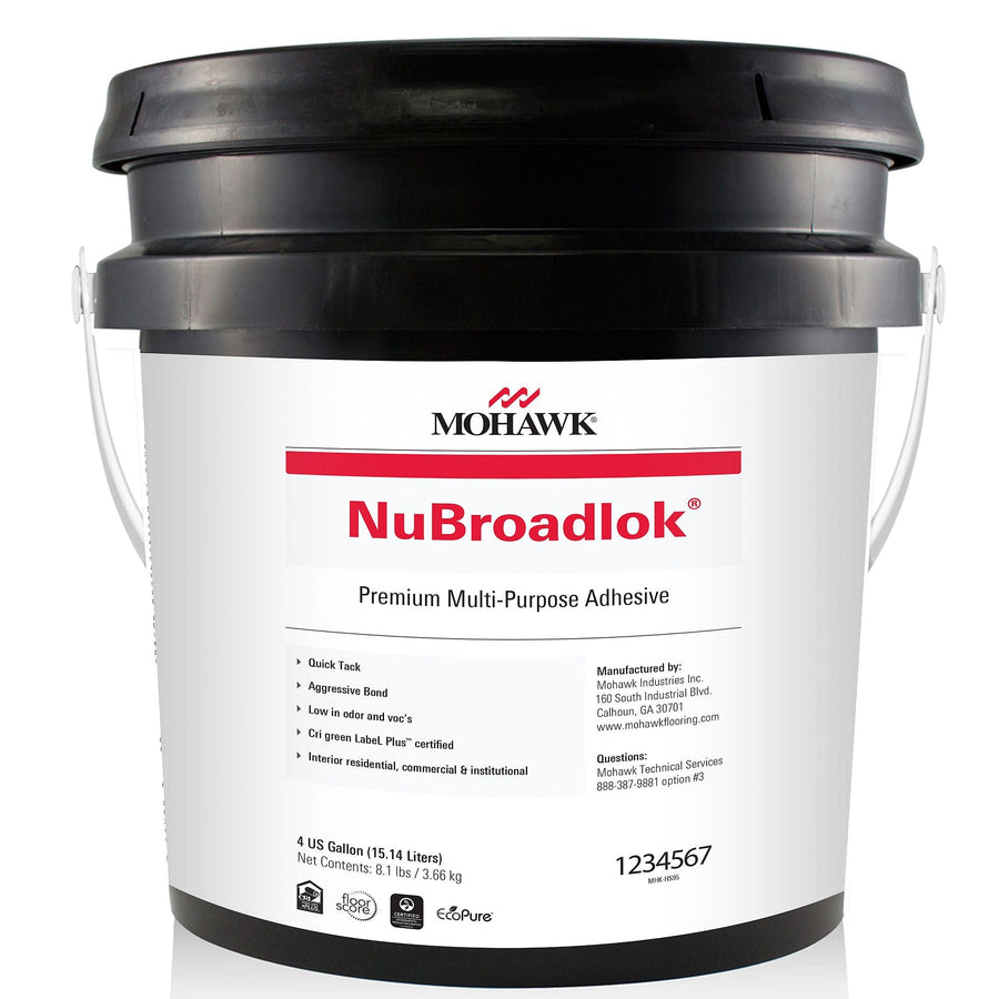 Mohawk Group NuBroadlok Premium Plus 4 Gallon – Multi-Purpose Carpet Adhesive