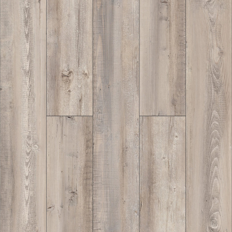 Arcade Green Honua Pohaku SPC vinyl plank flooring swatch – greige