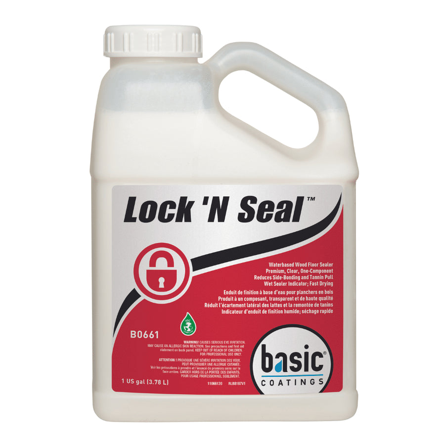 Basic Coatings Lock 'N Seal 1 Gallon – Tannin Blocking Floor Sealer