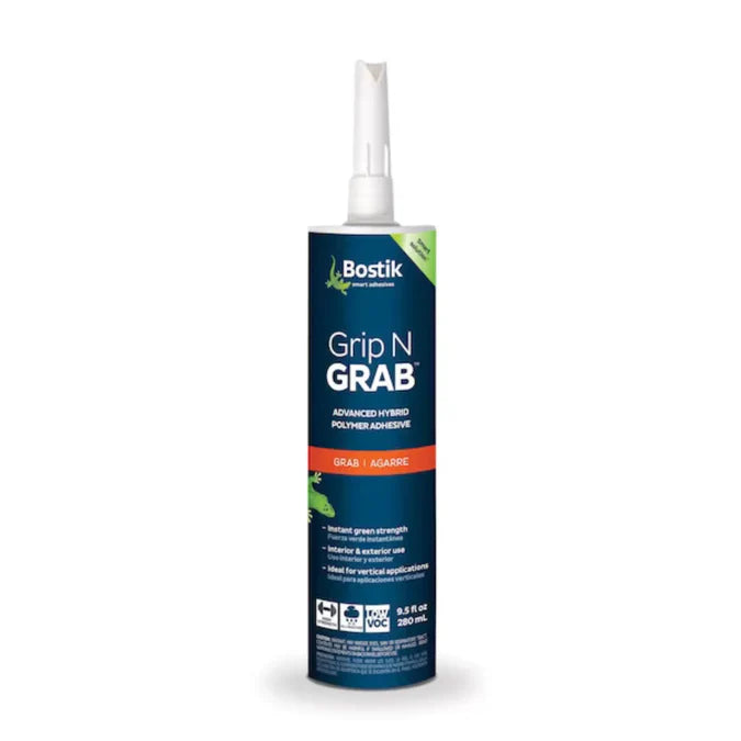 Bostik Grip N Grab 9.5 oz – Hybrid Polymer Grab Adhesive