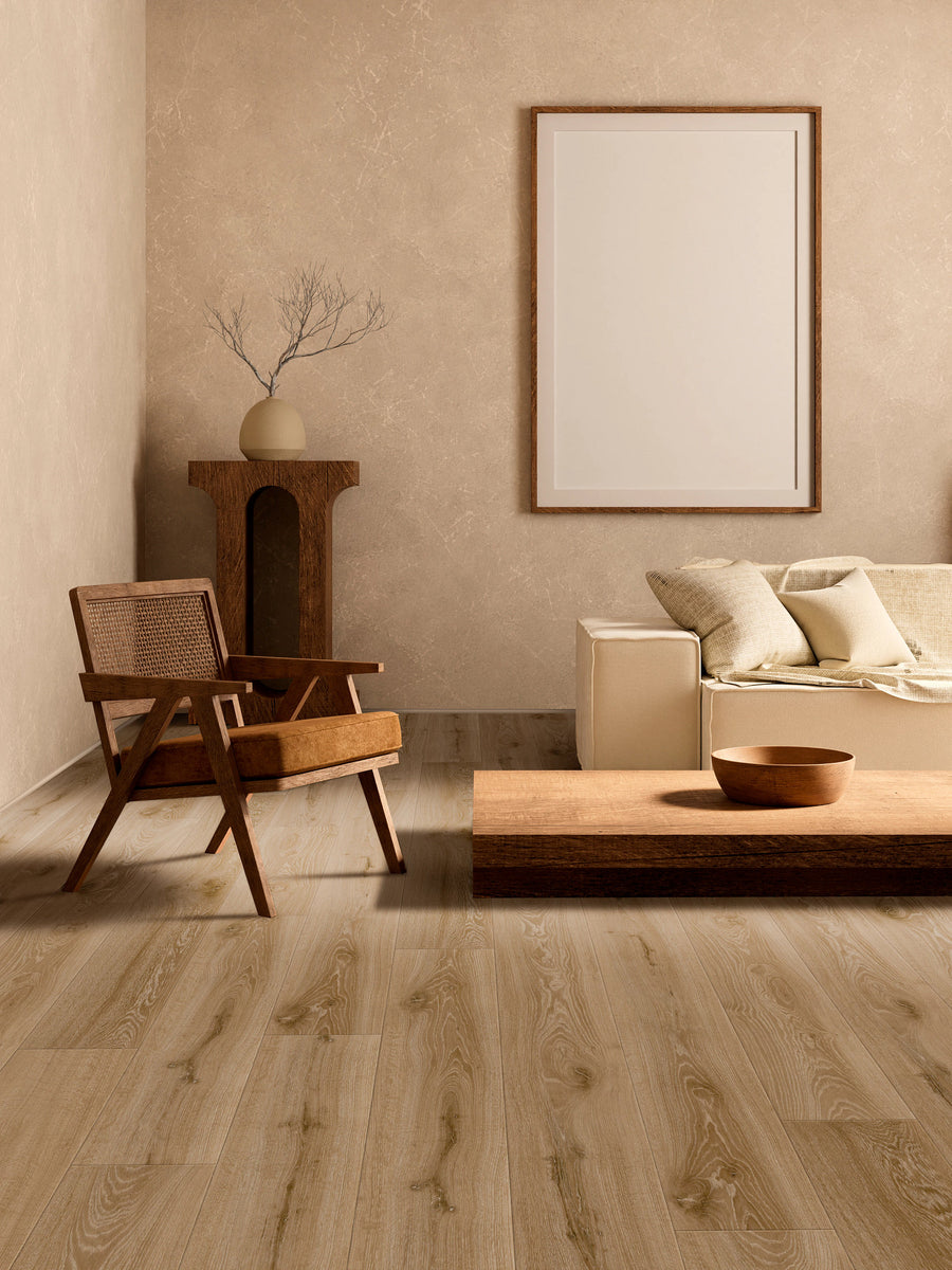 COREtec Originals Truffle Brown Oak room scene