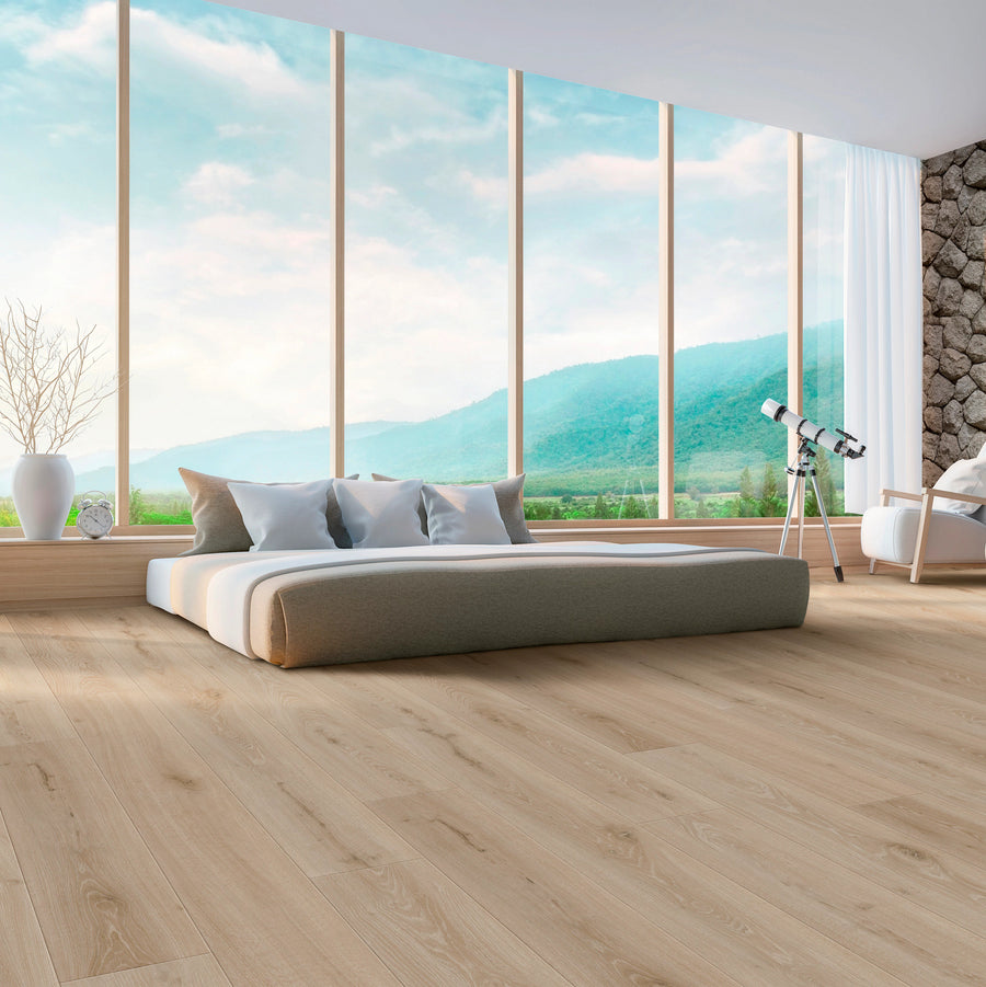 COREtec Originals Soft Taupe Oak room scene