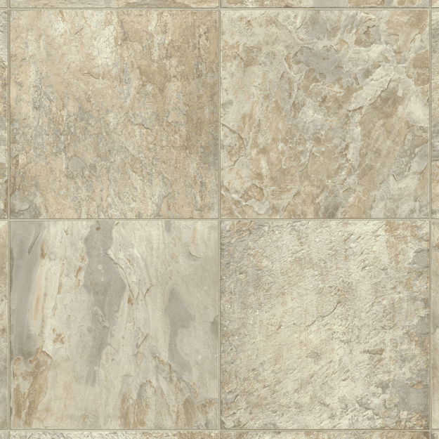Armstrong Flooring – Café Crème – FlexStep Value Plus Saratoga Stone Collection – Vinyl Sheet Flooring