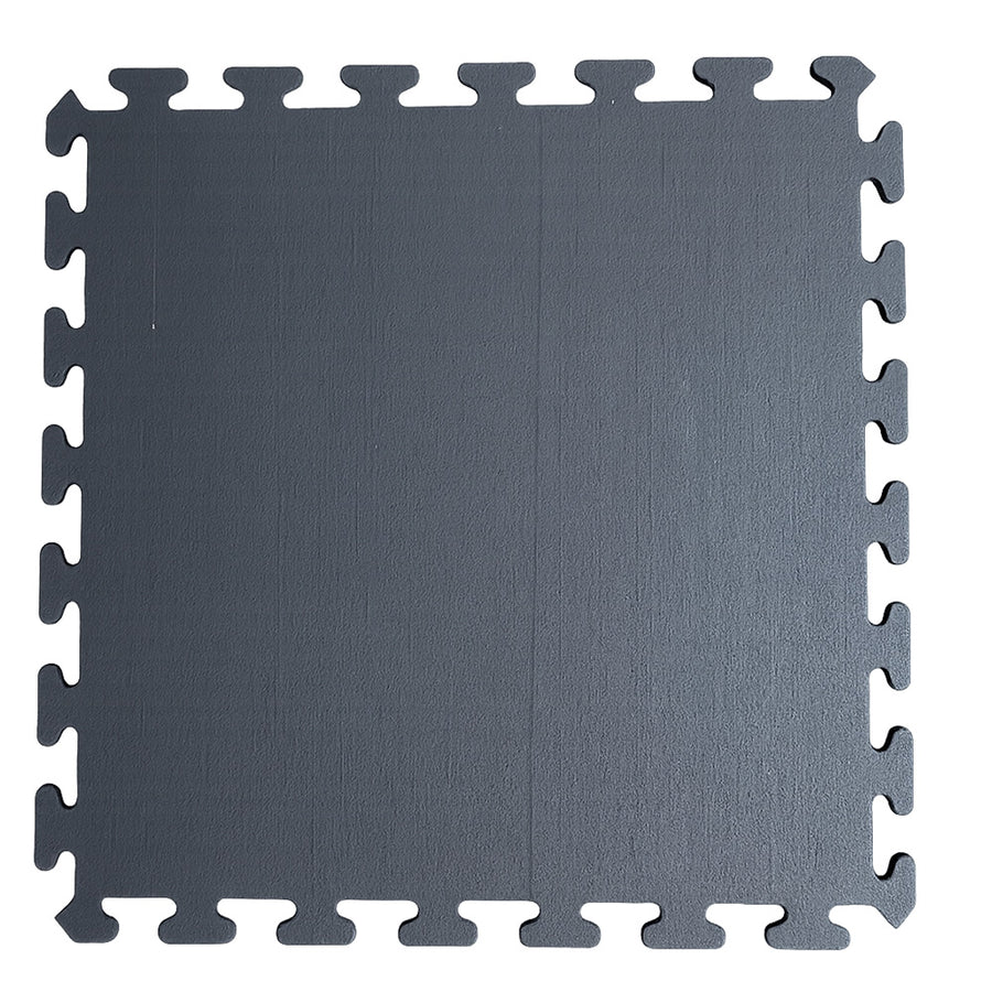 Regupol - Black [9.0-mm] Gym Flooring [Center] - Aktivlok - Interlocking Rubber Tiles