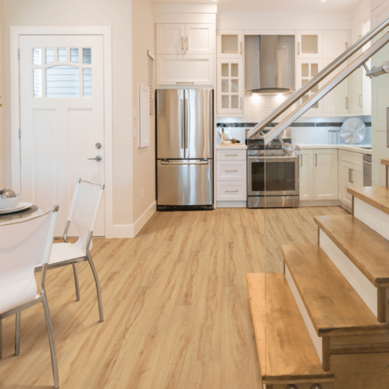 COREtec Pacifica Pro Plus Maple Wood room scene