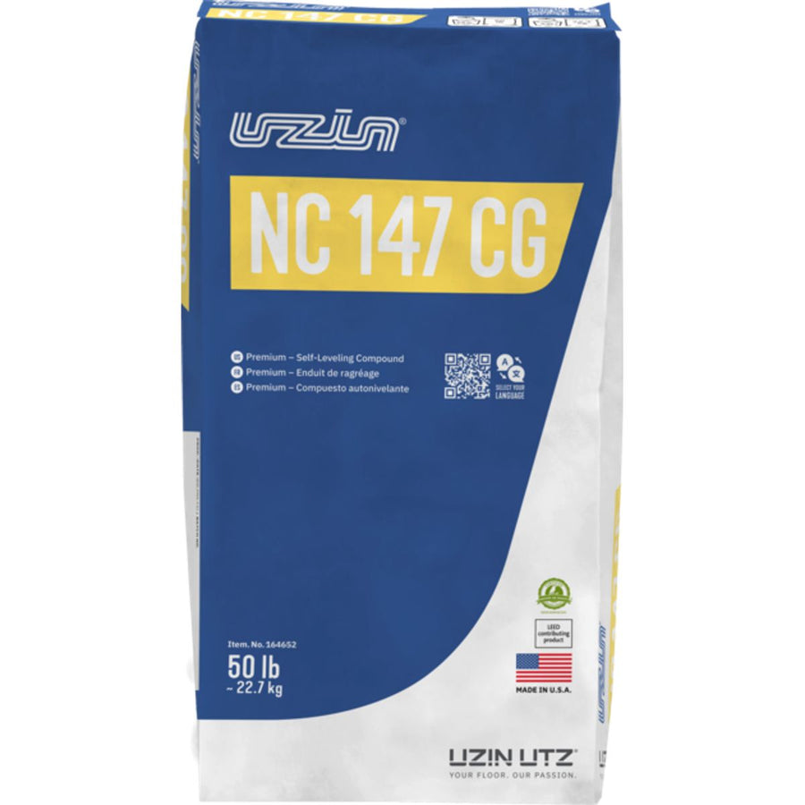 Uzin NC 147 CG Premium economical self-leveling compound 50 lb bag on white background