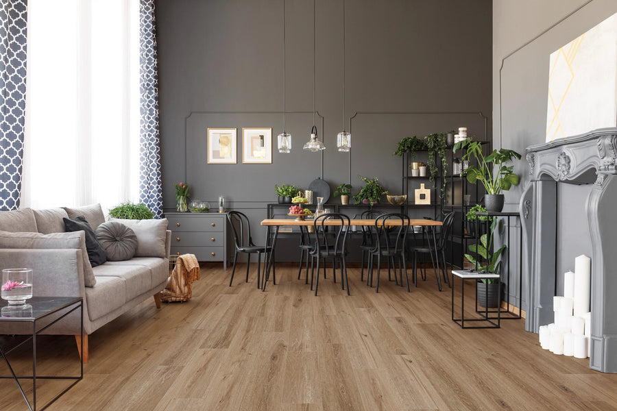 COREtec Originals Premium Grande Goldin Oak room scene