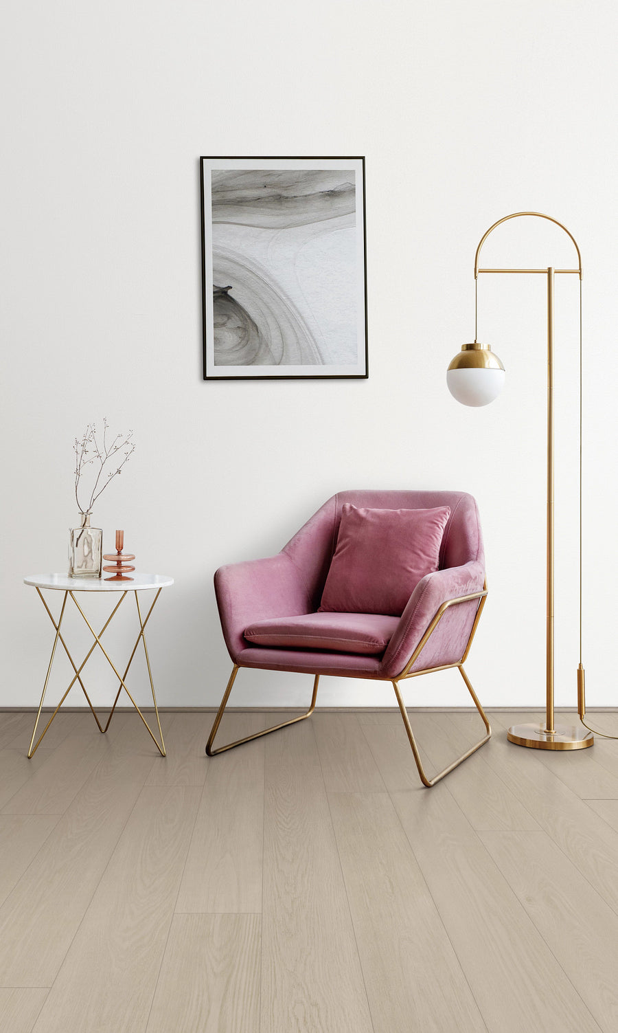 COREtec Originals Premium Delicate Oak room scene
