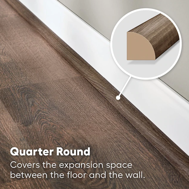 SimpleSolutions - Quarter Round - Laminate Flooring