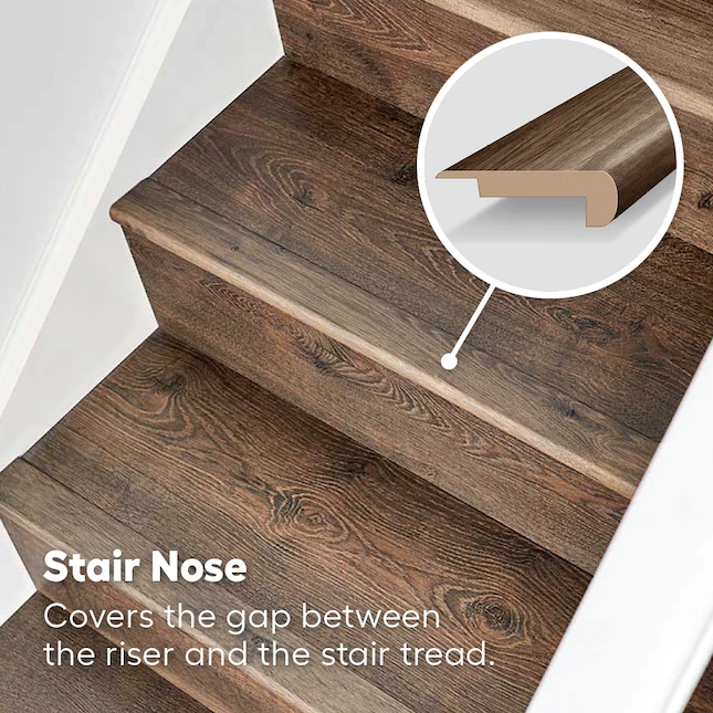 SimpleSolutions - Stair nose - Overlapping - Laminate Flooring