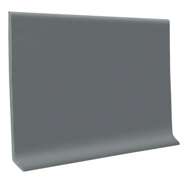Roppe - 4" Cove base - Matching color - Pinnacle Rubber Base - Wall Baseboard