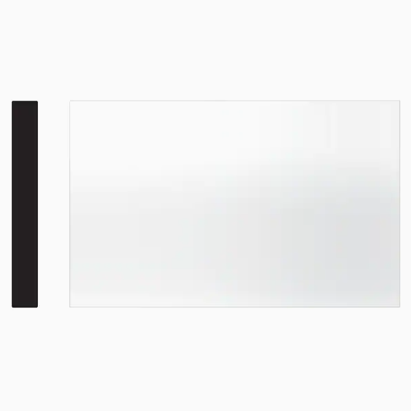 Baseboard - 4" x 1/2" x 8' - white - polystyrene