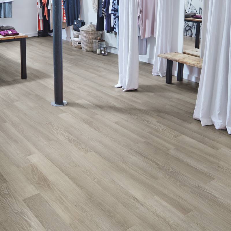 Karndean Flooring - Grey-Limed-Oak - Knight Tile - Glue down - Vinyl tile - Commercial