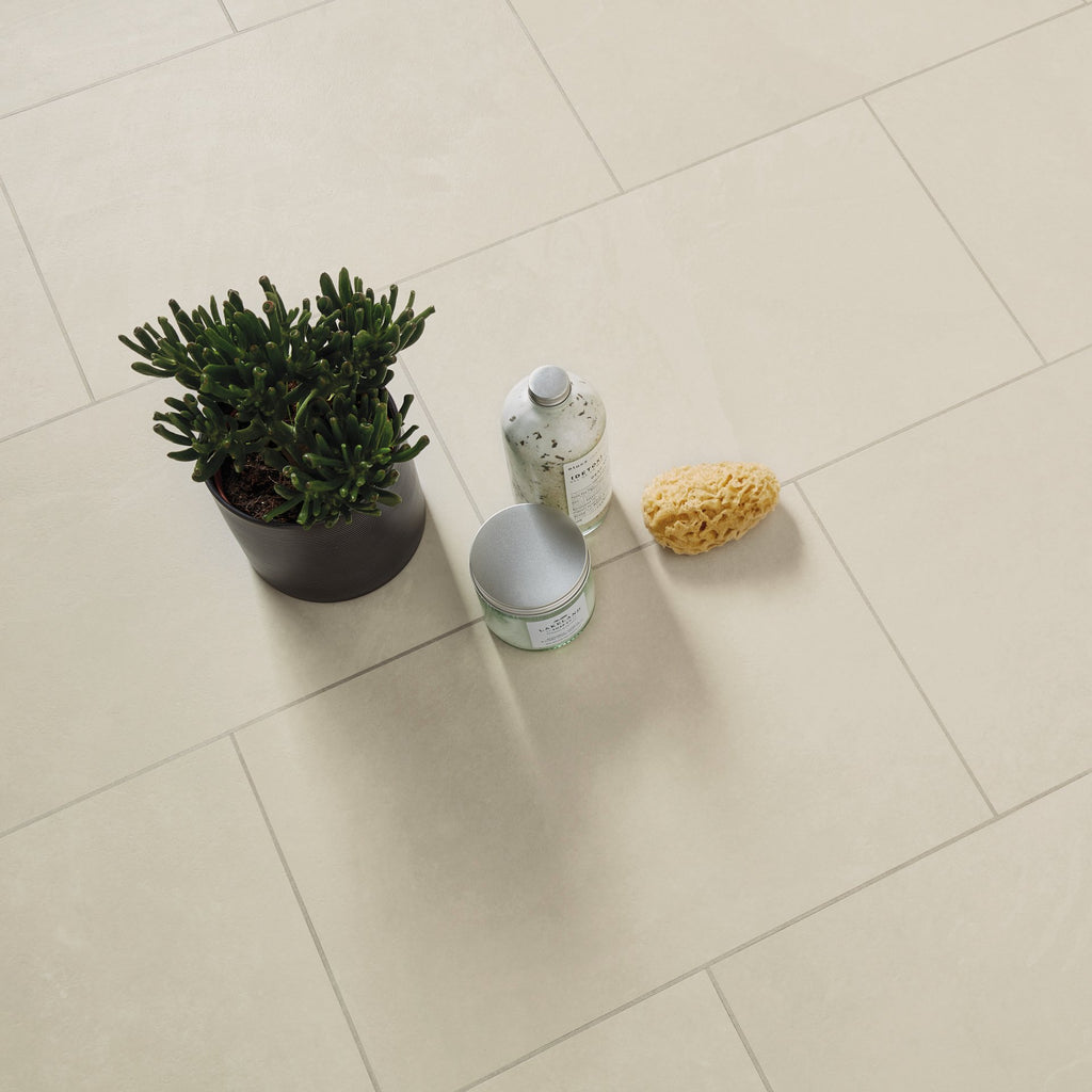 Karndean Flooring - Ivory-Riven-Slate-_1 - Knight Tile Rigid Core LVF - Floating (click-in) - Vinyl tile