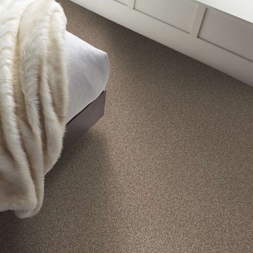 Shaw Floors - 00100 Sea Shell - 5E570 YES YOU CAN III 12' - Pet Perfect - Carpet