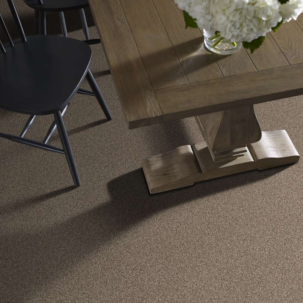 Shaw Floors - 00100 Sea Shell - 5E570 YES YOU CAN III 12' - Pet Perfect - Carpet