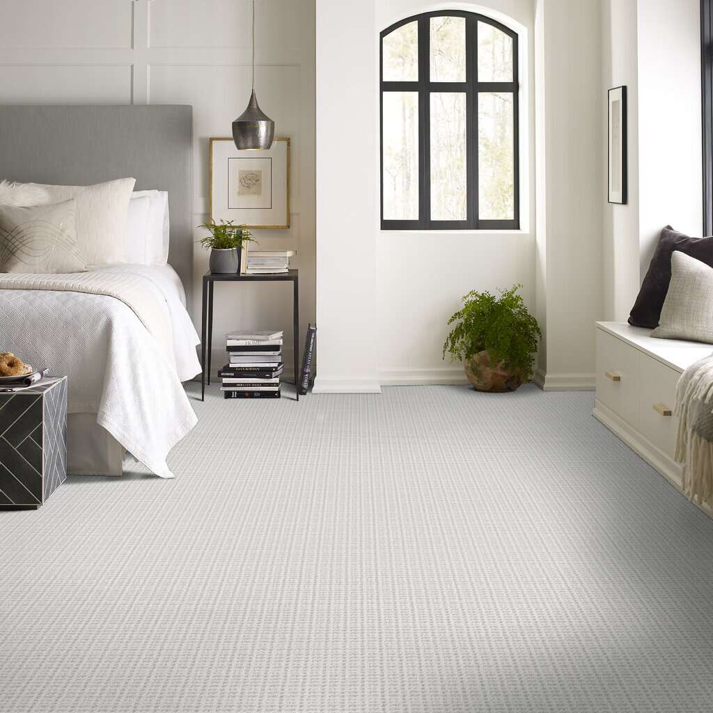 Shaw Floors - 00100 Snow Cap - 5E274 CHARMING TRANSITION - Pet Perfect Plus - Carpet
